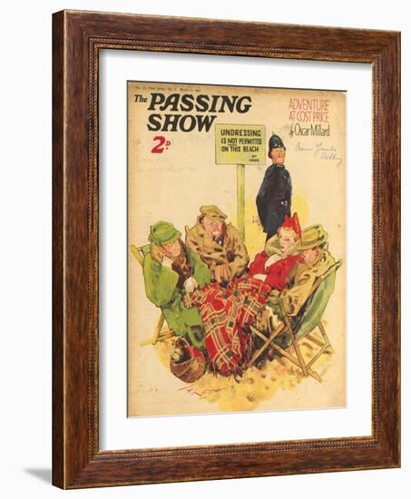 1930s UK The Passing Show Magazine Cover-null-Framed Giclee Print