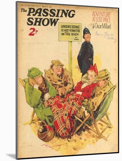 1930s UK The Passing Show Magazine Cover-null-Mounted Giclee Print