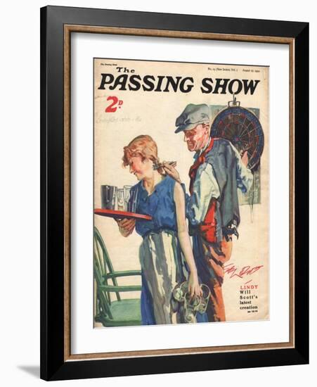 1930s UK The Passing Show Magazine Cover--Framed Giclee Print