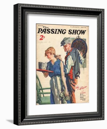 1930s UK The Passing Show Magazine Cover-null-Framed Giclee Print