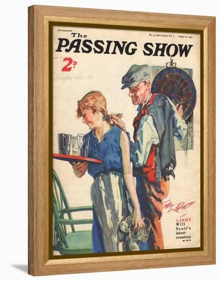 1930s UK The Passing Show Magazine Cover-null-Framed Premier Image Canvas