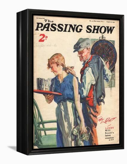 1930s UK The Passing Show Magazine Cover-null-Framed Premier Image Canvas