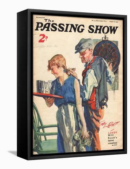 1930s UK The Passing Show Magazine Cover-null-Framed Premier Image Canvas