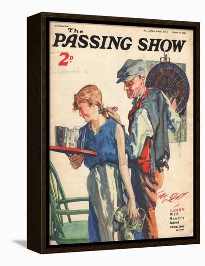 1930s UK The Passing Show Magazine Cover-null-Framed Premier Image Canvas