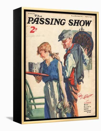 1930s UK The Passing Show Magazine Cover-null-Framed Premier Image Canvas