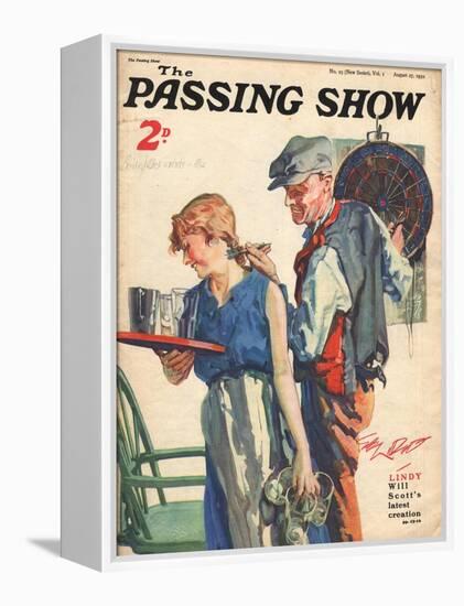 1930s UK The Passing Show Magazine Cover-null-Framed Premier Image Canvas