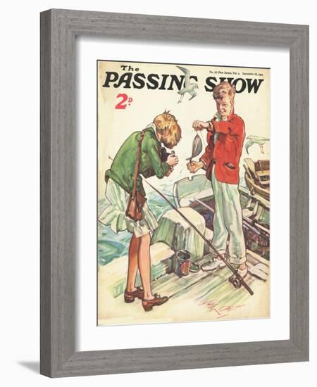 1930s UK The Passing Show Magazine Cover-null-Framed Giclee Print