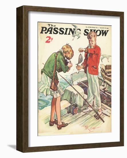 1930s UK The Passing Show Magazine Cover-null-Framed Giclee Print