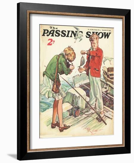 1930s UK The Passing Show Magazine Cover-null-Framed Giclee Print