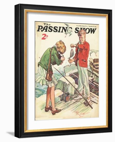 1930s UK The Passing Show Magazine Cover-null-Framed Giclee Print