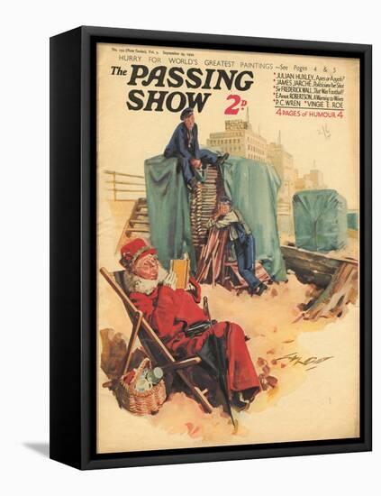 1930s UK The Passing Show Magazine Cover-null-Framed Premier Image Canvas