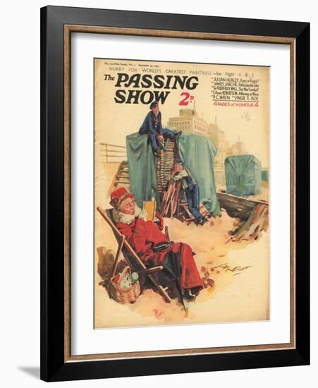 1930s UK The Passing Show Magazine Cover-null-Framed Giclee Print