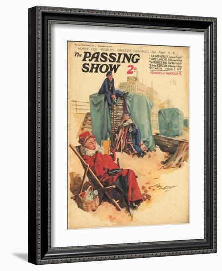 1930s UK The Passing Show Magazine Cover-null-Framed Giclee Print