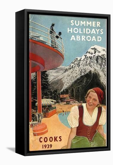 1930s UK Thomas Cook Brochure Cover-null-Framed Premier Image Canvas