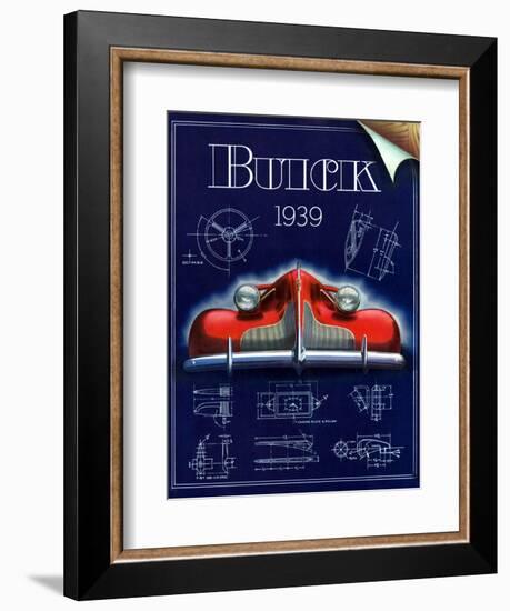 1930s USA Buick Magazine Advertisement-null-Framed Giclee Print