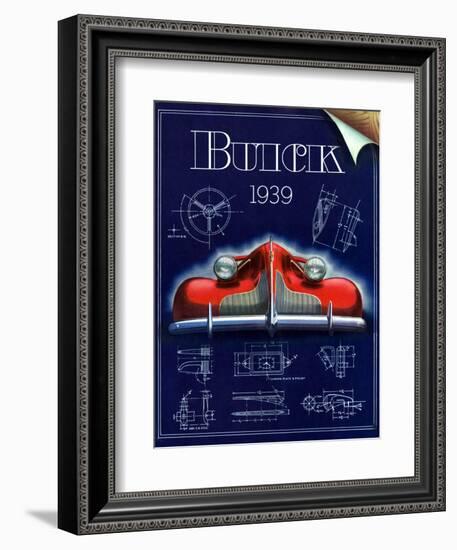 1930s USA Buick Magazine Advertisement-null-Framed Giclee Print