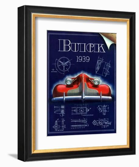 1930s USA Buick Magazine Advertisement-null-Framed Giclee Print