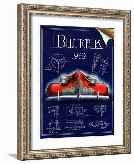 1930s USA Buick Magazine Advertisement-null-Framed Giclee Print