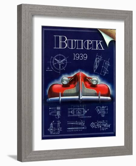 1930s USA Buick Magazine Advertisement-null-Framed Giclee Print
