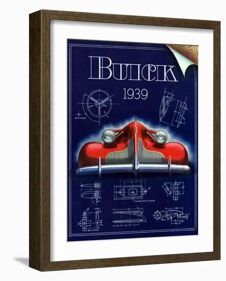 1930s USA Buick Magazine Advertisement-null-Framed Giclee Print