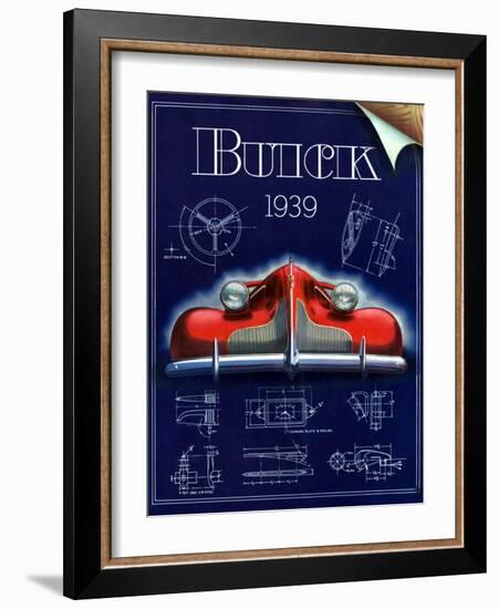 1930s USA Buick Magazine Advertisement-null-Framed Giclee Print