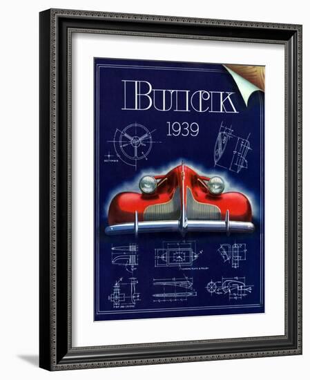 1930s USA Buick Magazine Advertisement-null-Framed Giclee Print