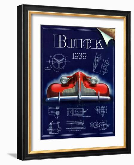 1930s USA Buick Magazine Advertisement-null-Framed Giclee Print