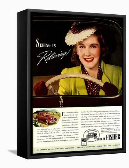 1930s USA Fisher Magazine Advertisement-null-Framed Premier Image Canvas