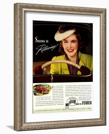 1930s USA Fisher Magazine Advertisement-null-Framed Giclee Print