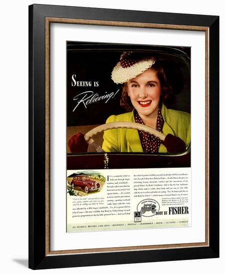 1930s USA Fisher Magazine Advertisement-null-Framed Giclee Print