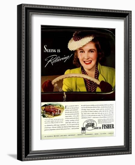 1930s USA Fisher Magazine Advertisement-null-Framed Giclee Print