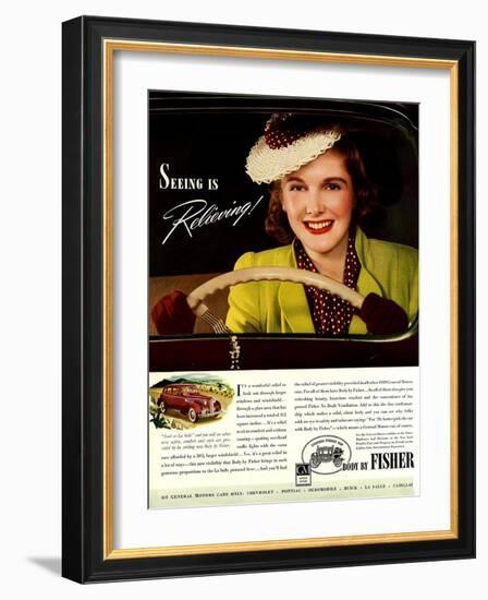 1930s USA Fisher Magazine Advertisement-null-Framed Giclee Print