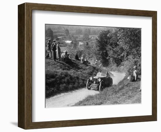 1931 MG M type taking part in a West Hants Light Car Club Trial, 1930s-Bill Brunell-Framed Photographic Print