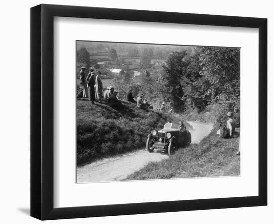 1931 MG M type taking part in a West Hants Light Car Club Trial, 1930s-Bill Brunell-Framed Photographic Print