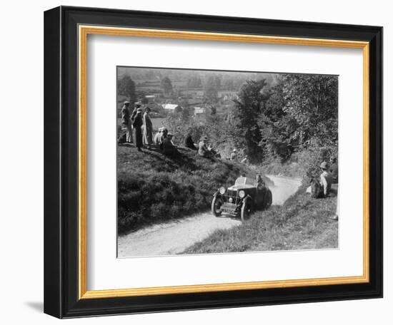 1931 MG M type taking part in a West Hants Light Car Club Trial, 1930s-Bill Brunell-Framed Photographic Print