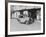 1931 Triumph Scorpion Outside the Bell Inn, Hurley, Berkshire, (C1931)-null-Framed Photographic Print