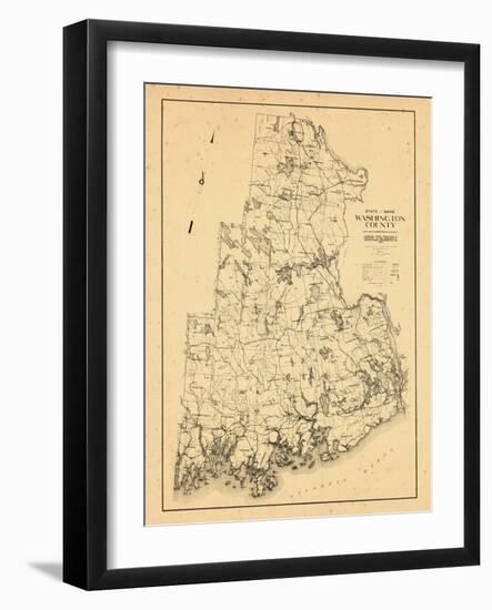 1931, Washington County, Maine-null-Framed Giclee Print