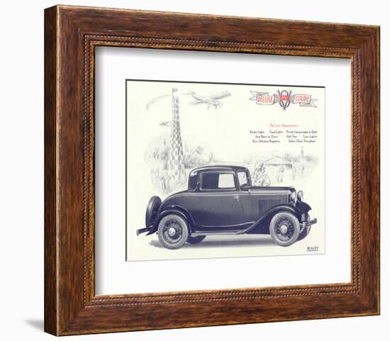 1932 Ford Deluxe Coupe-null-Framed Art Print