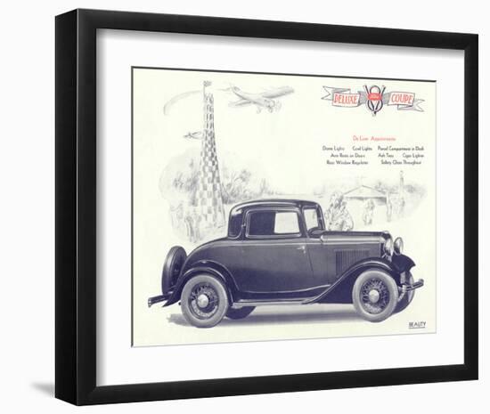 1932 Ford Deluxe Coupe-null-Framed Art Print