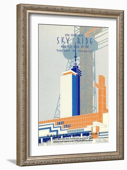 1933 Chicago World's Fair 1933, Century of Progress-null-Framed Art Print