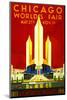 1933 Chicago World’s Fair-Vintage Poster-Mounted Art Print