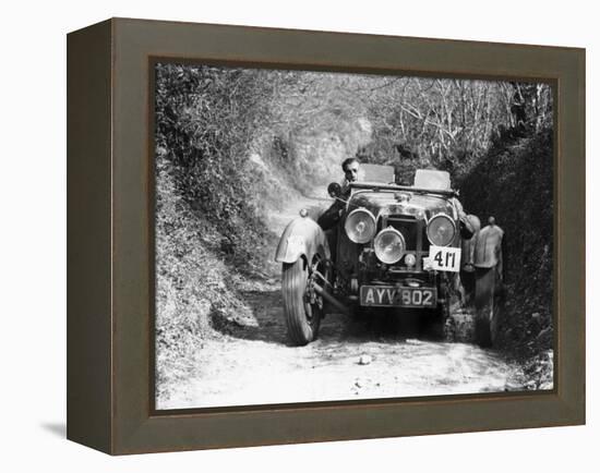 1934 Aston Martin Le Mans, Possibly a MK II, (1934)-null-Framed Premier Image Canvas