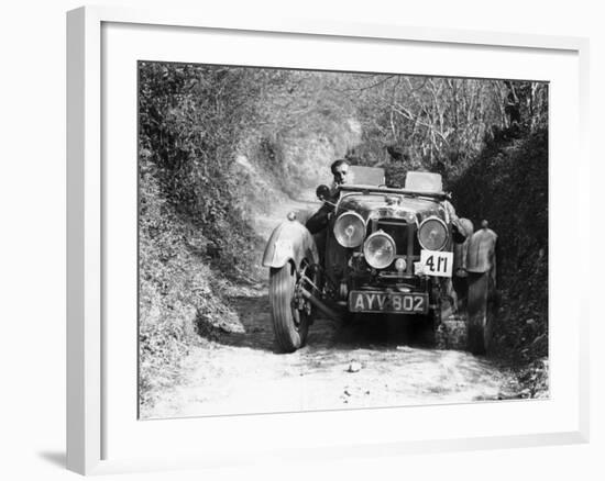 1934 Aston Martin Le Mans, Possibly a MK II, (1934)-null-Framed Photographic Print