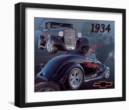 1934 Chevy-null-Framed Art Print