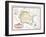 1935 Promotional Map for the Palos Verdes Peninsula-null-Framed Giclee Print