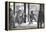 1936 Berlin Olympic Games' Men's Team Foil Fencing-null-Framed Premier Image Canvas