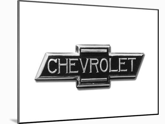 1936 Chevrolet-Bowtie-null-Mounted Art Print