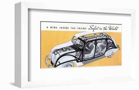 1936 Chrysler Airflow-null-Framed Art Print