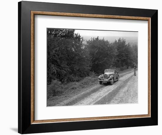 1936 Talbot 10 1185 cc competing in a Talbot CC trial-Bill Brunell-Framed Photographic Print