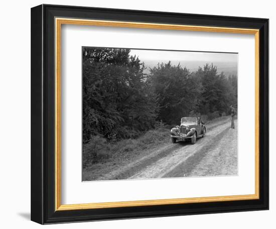 1936 Talbot 10 1185 cc competing in a Talbot CC trial-Bill Brunell-Framed Photographic Print